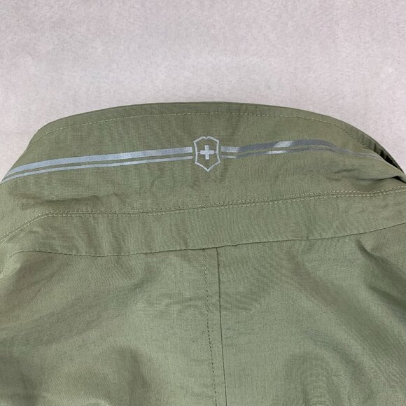 Victorinox Mens Jacket Medium Olive Green Blazer Long Sleeve Cotton Nylon Army - Picture 9 of 9